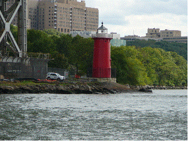 Little Red Lighthouse under the Big Gray Bridge